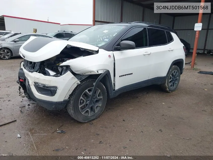 2021 Jeep Compass Trailhawk 4X4 VIN: 3C4NJDDB6MT501568 Lot: 40813282