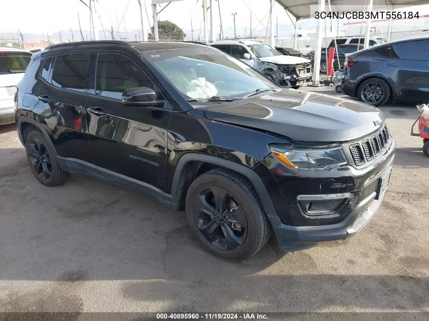 2021 Jeep Compass Altitude Fwd VIN: 3C4NJCBB3MT556184 Lot: 40895960