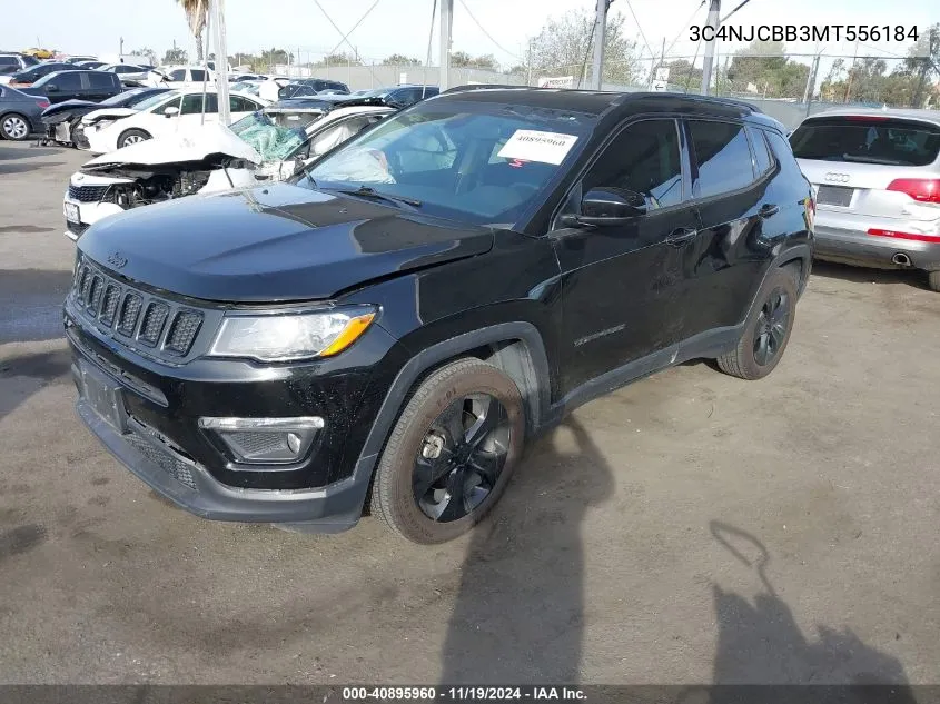 2021 Jeep Compass Altitude Fwd VIN: 3C4NJCBB3MT556184 Lot: 40895960