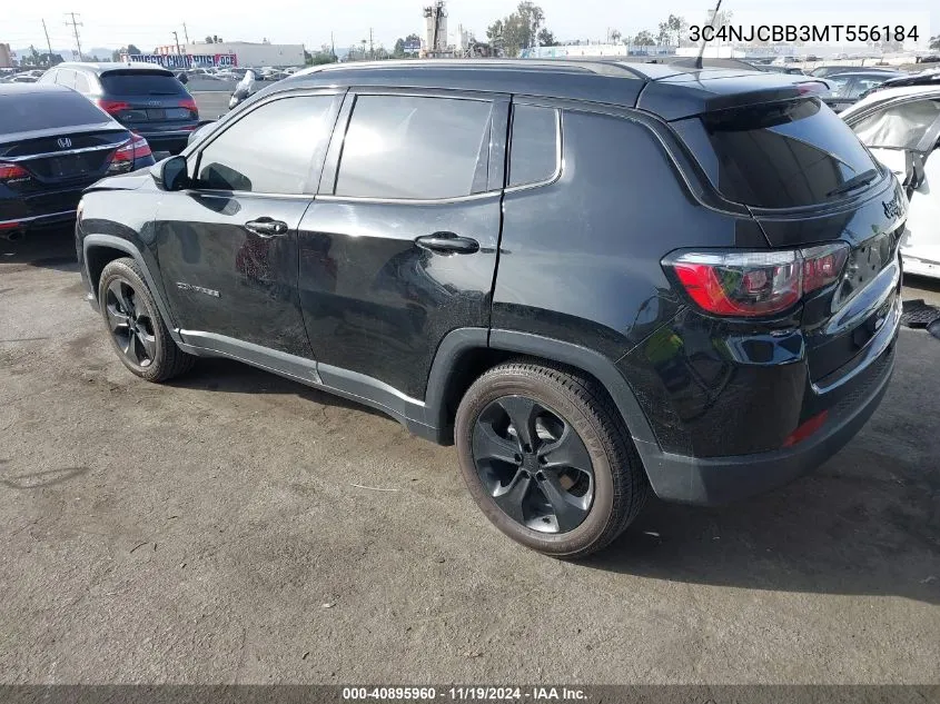 2021 Jeep Compass Altitude Fwd VIN: 3C4NJCBB3MT556184 Lot: 40895960