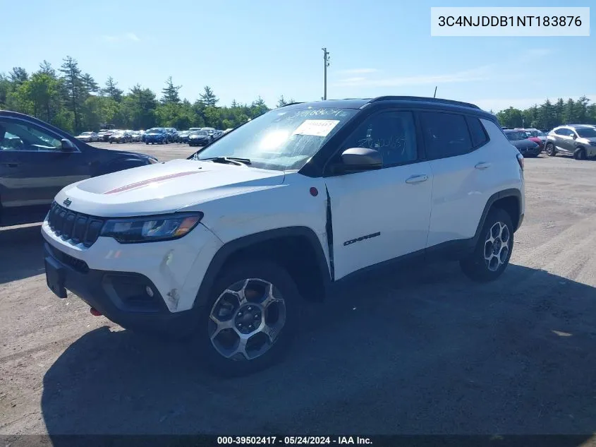 2022 Jeep Compass Trailhawk 4X4 VIN: 3C4NJDDB1NT183876 Lot: 39502417