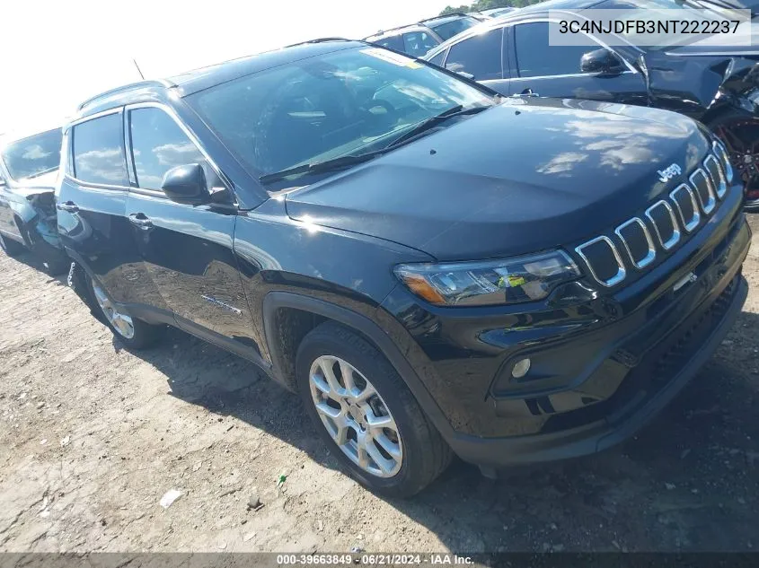 3C4NJDFB3NT222237 2022 Jeep Compass Latitude Lux 4X4