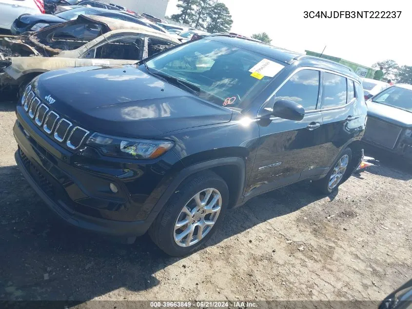 3C4NJDFB3NT222237 2022 Jeep Compass Latitude Lux 4X4