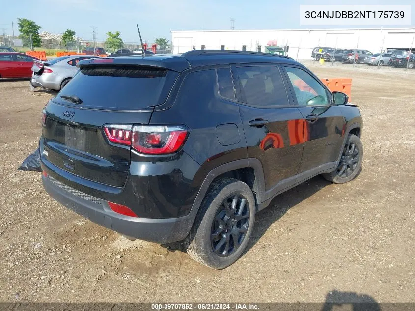 3C4NJDBB2NT175739 2022 Jeep Compass Altitude 4X4