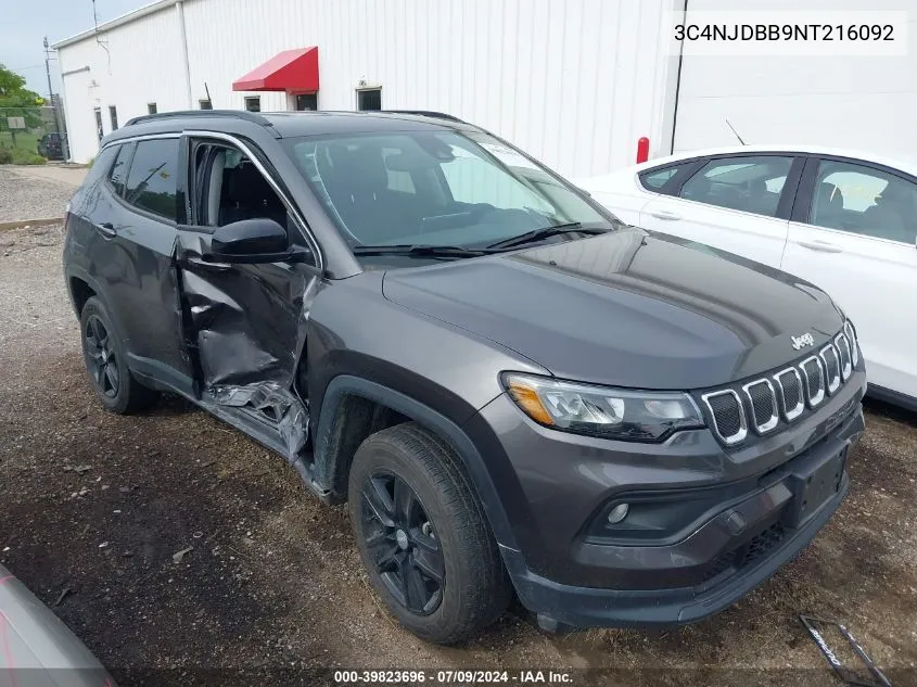 3C4NJDBB9NT216092 2022 Jeep Compass Latitude 4X4