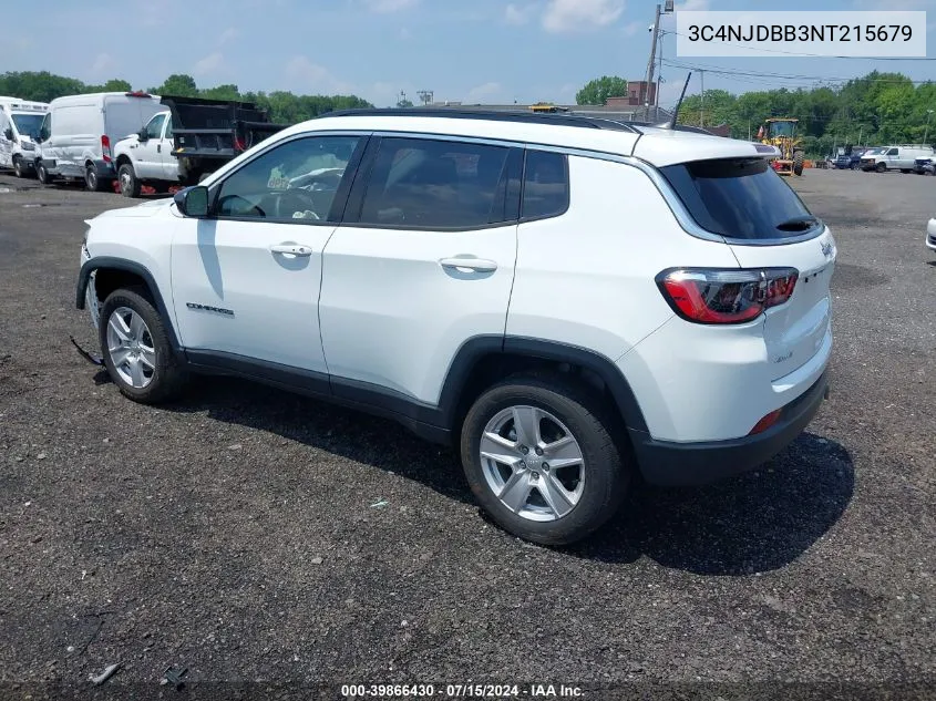 3C4NJDBB3NT215679 2022 Jeep Compass Latitude 4X4