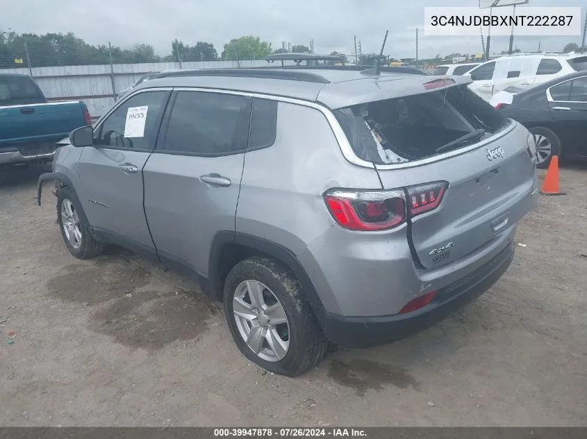 3C4NJDBBXNT222287 2022 Jeep Compass Latitude 4X4