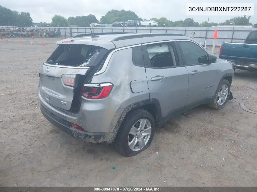 3C4NJDBBXNT222287 2022 Jeep Compass Latitude 4X4