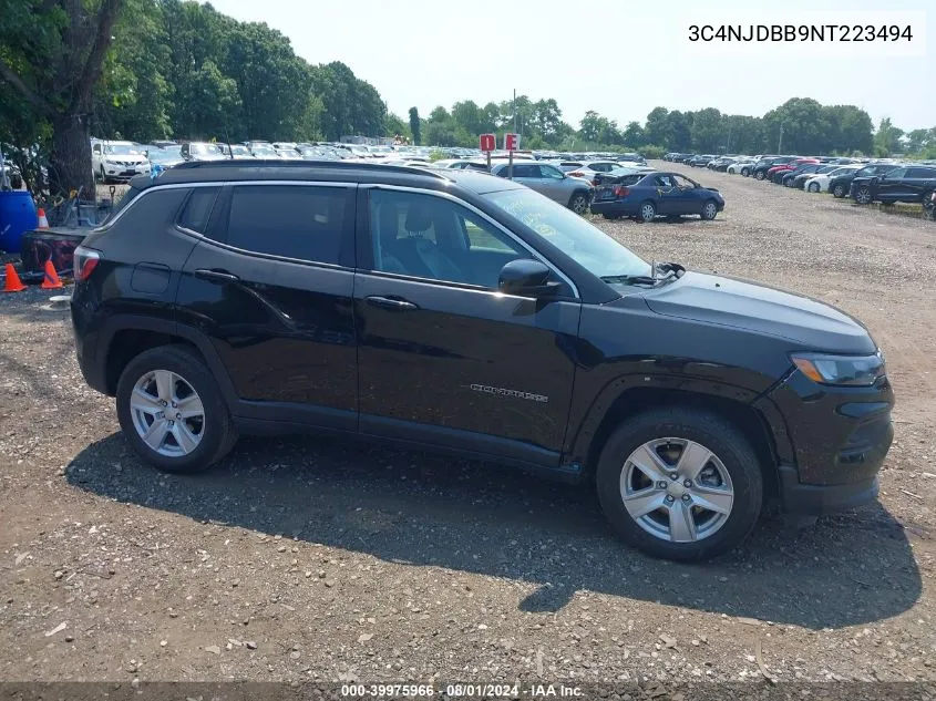 2022 Jeep Compass Latitude 4X4 VIN: 3C4NJDBB9NT223494 Lot: 39975966