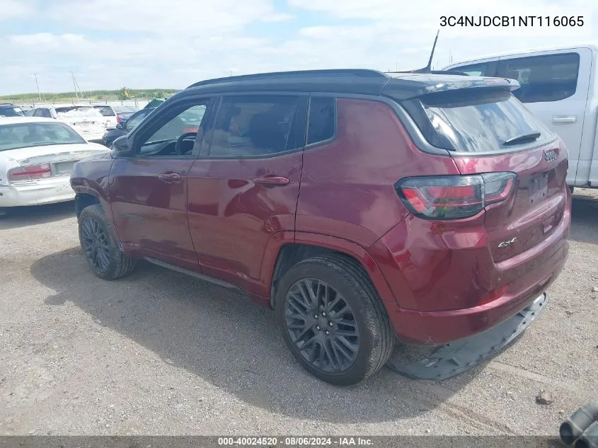 3C4NJDCB1NT116065 2022 Jeep Compass High Altitude 4X4