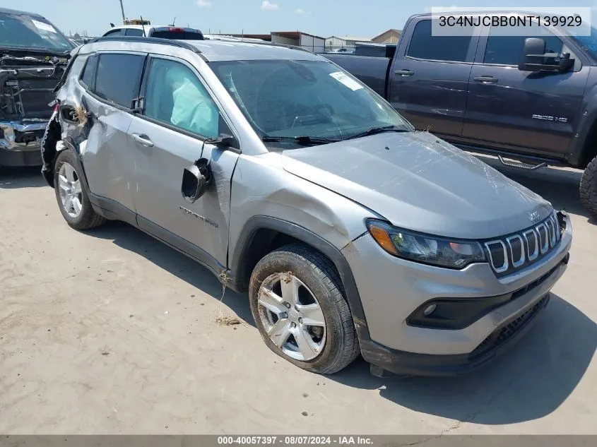 3C4NJCBB0NT139929 2022 Jeep Compass Latitude Fwd