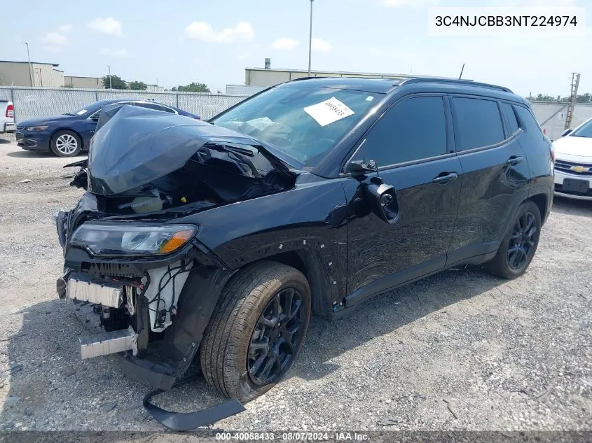 3C4NJCBB3NT224974 2022 Jeep Compass Altitude Fwd