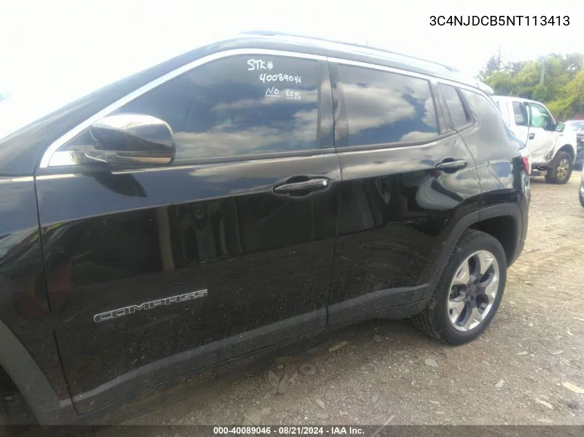 3C4NJDCB5NT113413 2022 Jeep Compass Limited