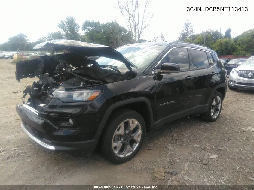 3C4NJDCB5NT113413 2022 Jeep Compass Limited