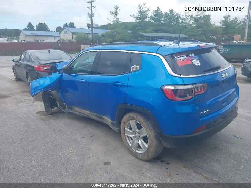 3C4NJDBB0NT101784 2022 Jeep Compass Latitude 4X4