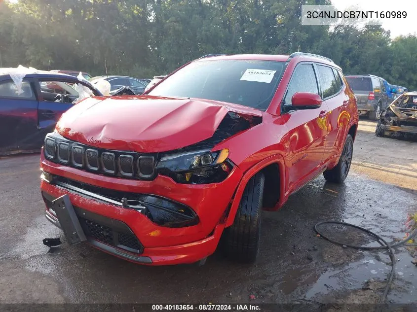 2022 Jeep Compass (Red) Edition 4X4 VIN: 3C4NJDCB7NT160989 Lot: 40183654