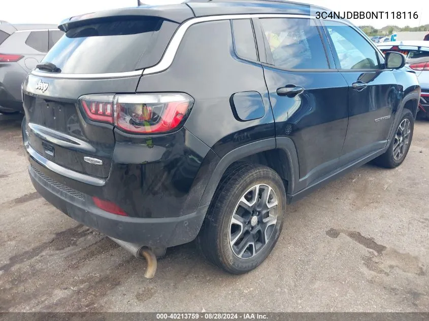 3C4NJDBB0NT118116 2022 Jeep Compass Latitude 4X4