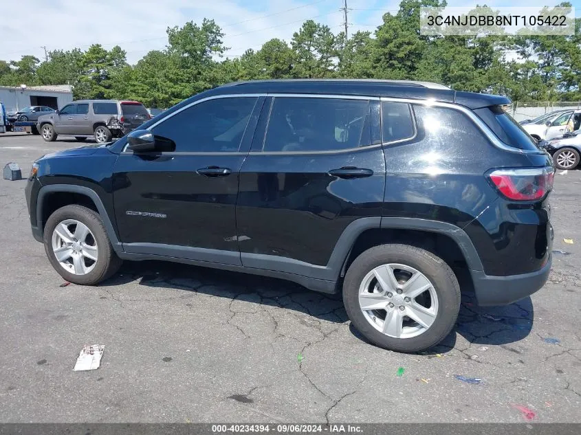 3C4NJDBB8NT105422 2022 Jeep Compass Latitude 4X4