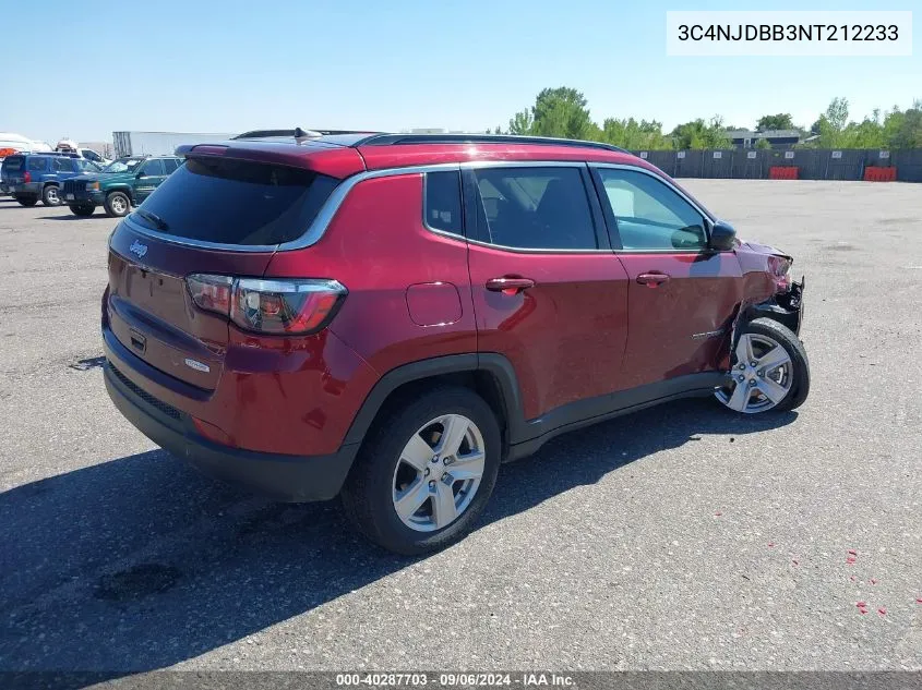 3C4NJDBB3NT212233 2022 Jeep Compass Latitude 4X4