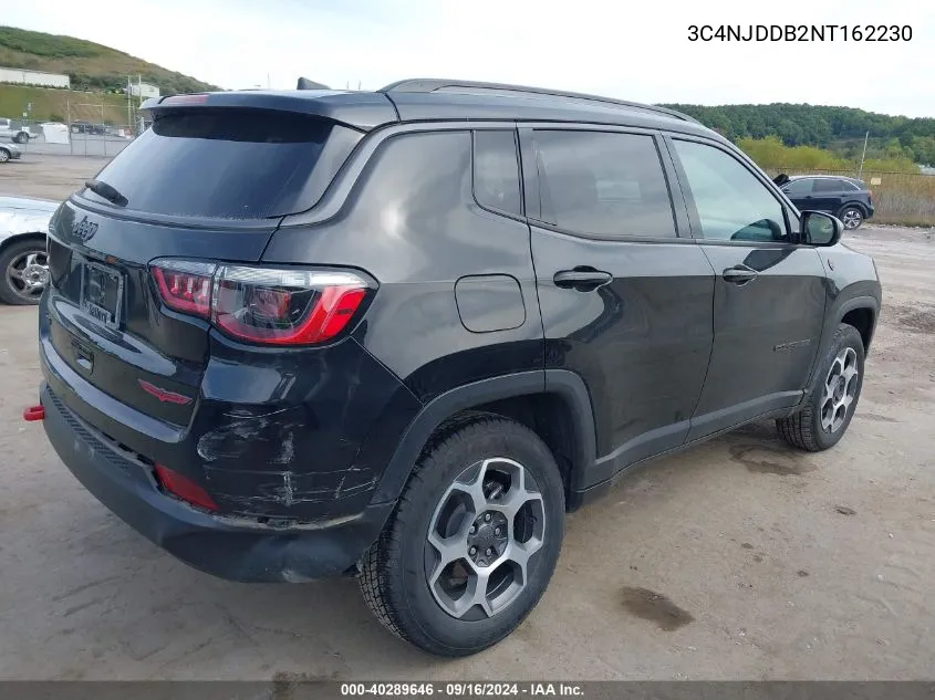 2022 Jeep Compass Trailhawk 4X4 VIN: 3C4NJDDB2NT162230 Lot: 40289646