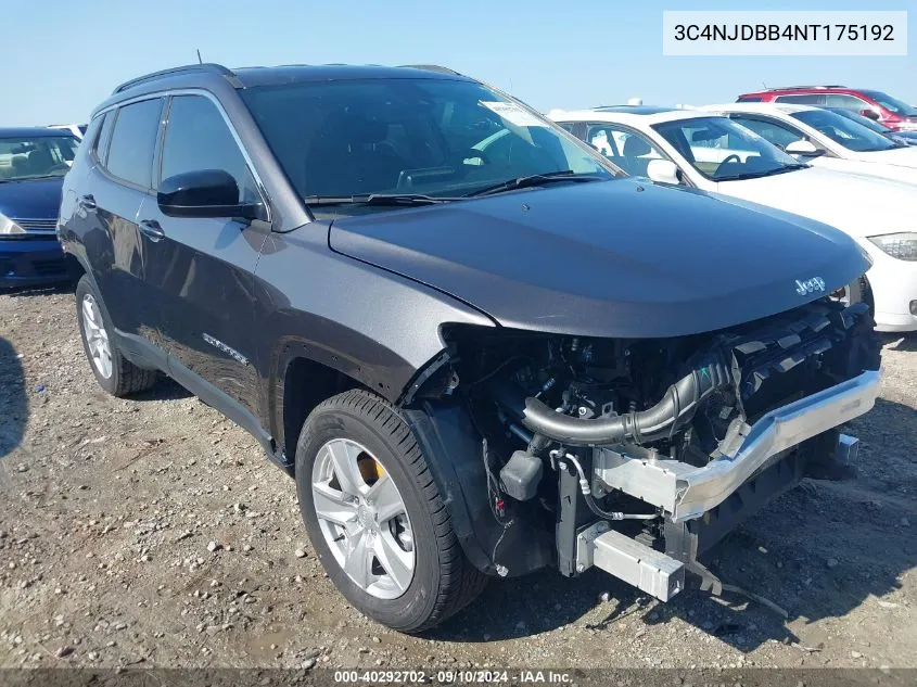 2022 Jeep Compass Latitude 4X4 VIN: 3C4NJDBB4NT175192 Lot: 40292702