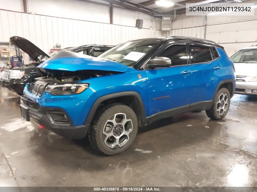 2022 Jeep Compass Trailhawk 4X4 VIN: 3C4NJDDB2NT129342 Lot: 40330875