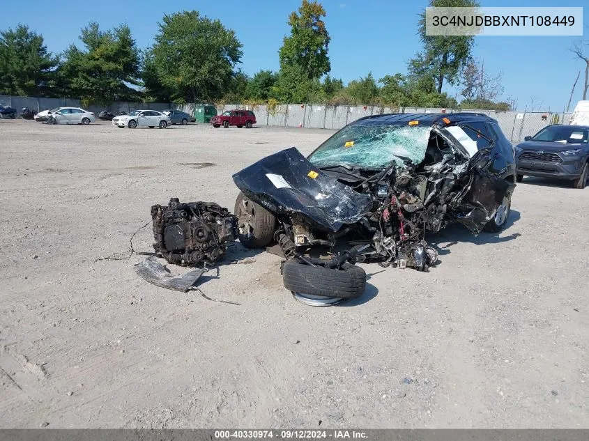 2022 Jeep Compass Latitude VIN: 3C4NJDBBXNT108449 Lot: 40330974