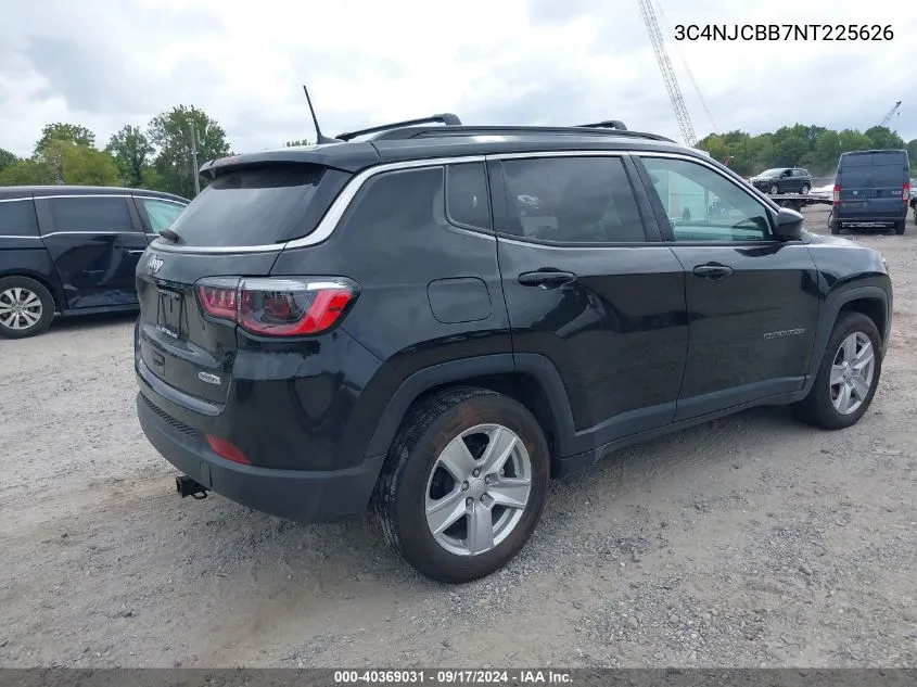 3C4NJCBB7NT225626 2022 Jeep Compass Latitude Fwd