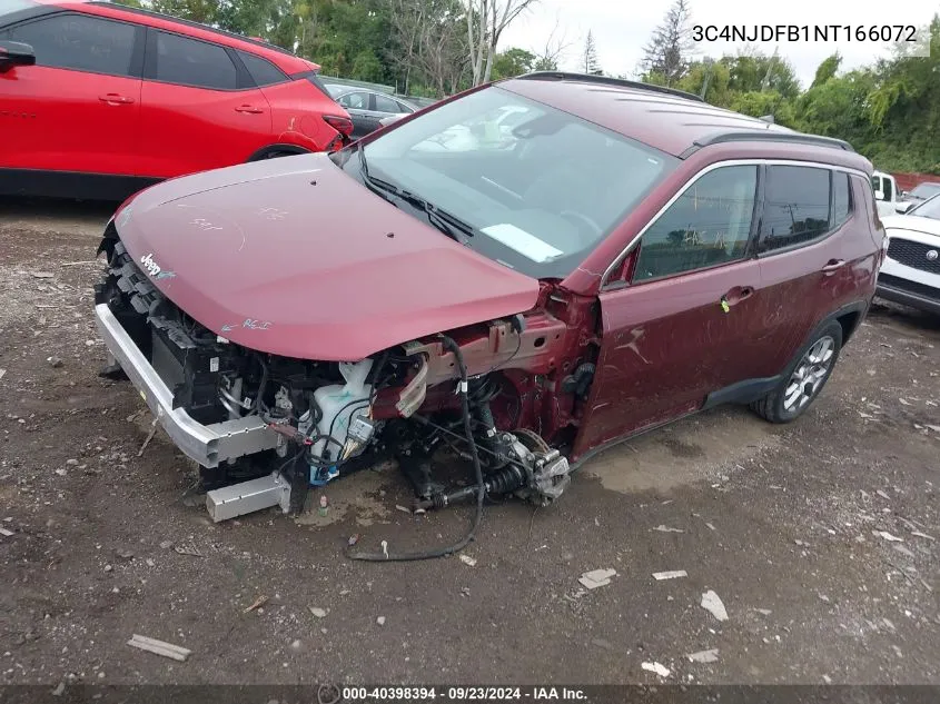 2022 Jeep Compass Latitude Lux VIN: 3C4NJDFB1NT166072 Lot: 40398394