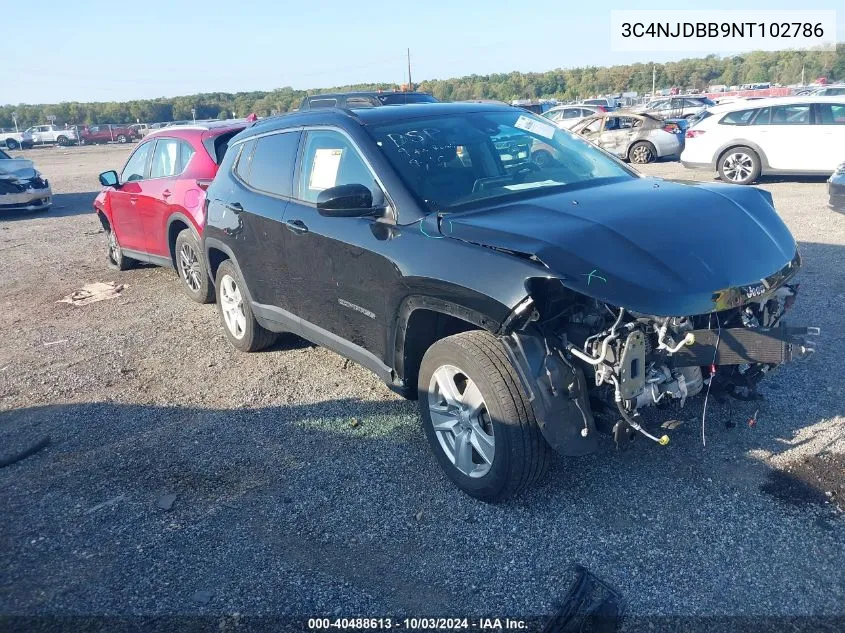 3C4NJDBB9NT102786 2022 Jeep Compass Latitude 4X4