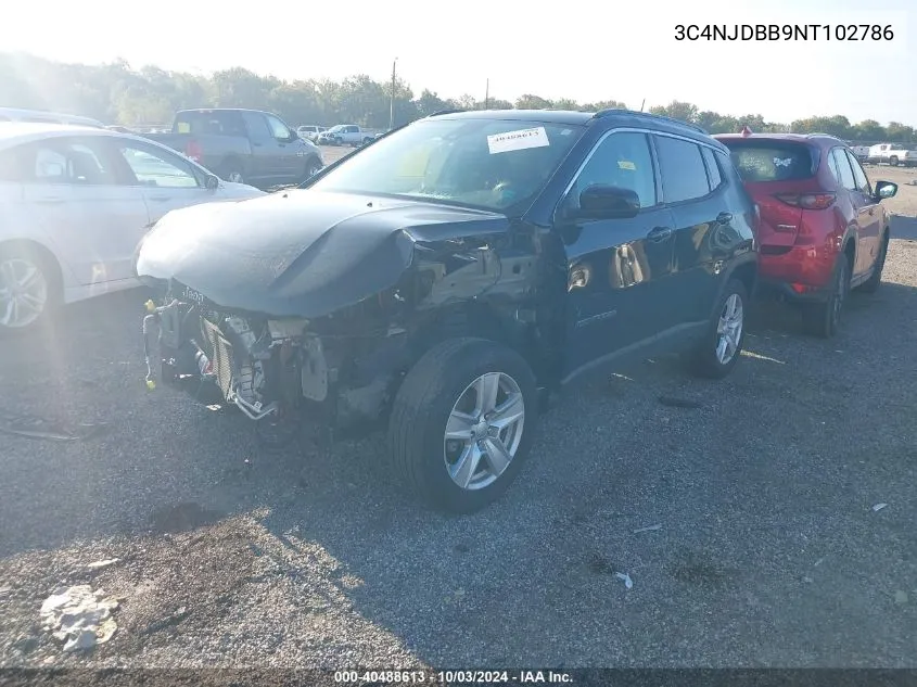 3C4NJDBB9NT102786 2022 Jeep Compass Latitude 4X4