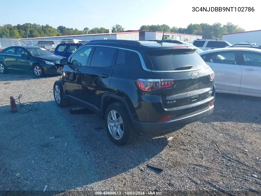 3C4NJDBB9NT102786 2022 Jeep Compass Latitude 4X4