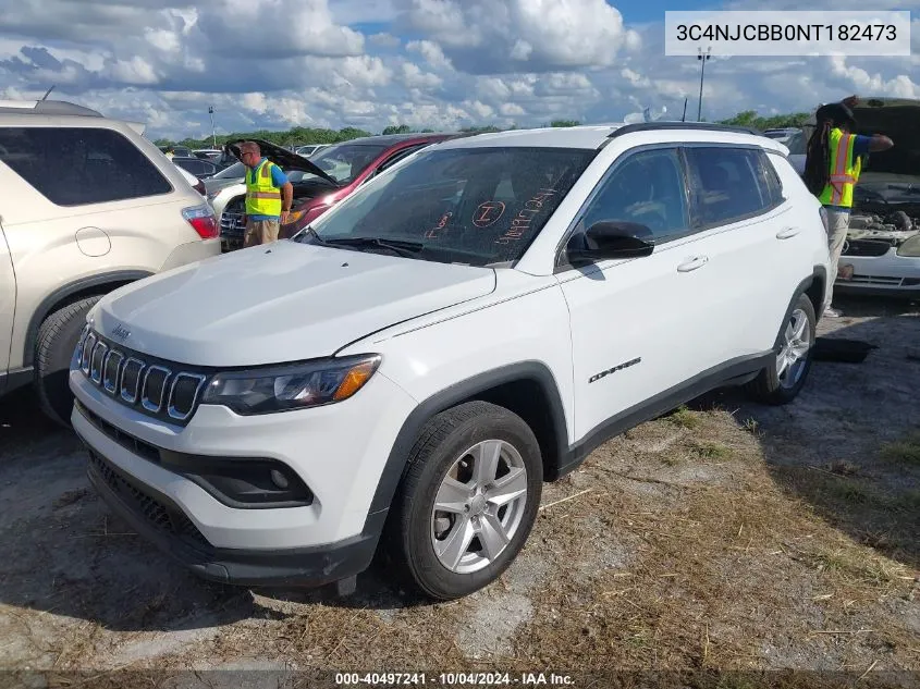 3C4NJCBB0NT182473 2022 Jeep Compass Latitude Fwd