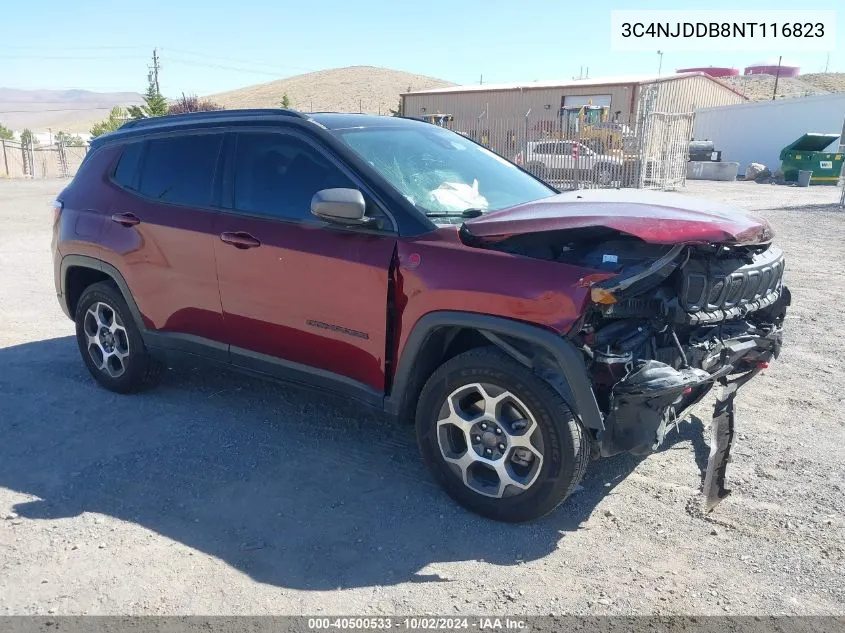 3C4NJDDB8NT116823 2022 Jeep Compass Trailhawk 4X4