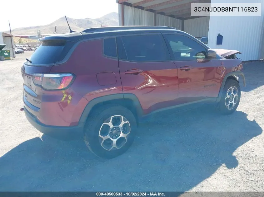 3C4NJDDB8NT116823 2022 Jeep Compass Trailhawk 4X4