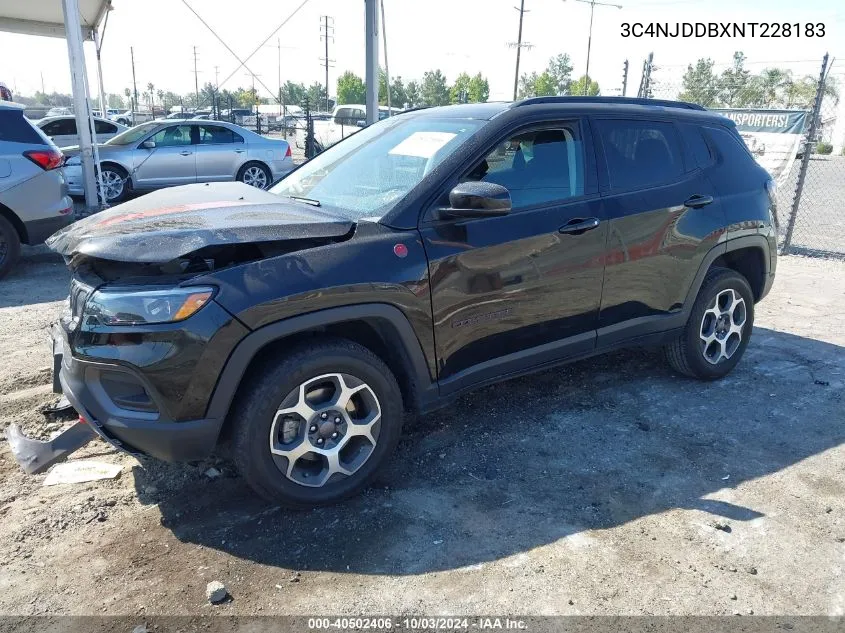 3C4NJDDBXNT228183 2022 Jeep Compass Trailhawk 4X4