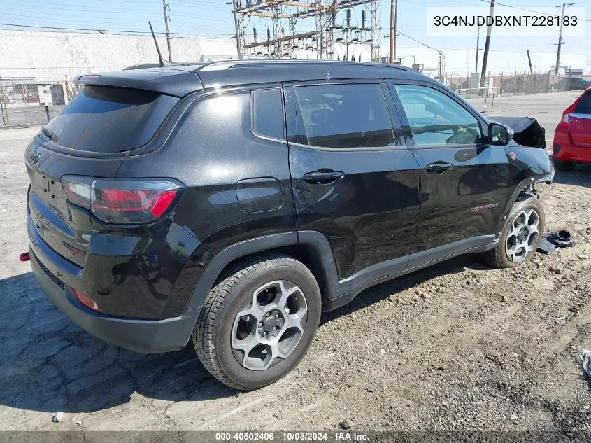 3C4NJDDBXNT228183 2022 Jeep Compass Trailhawk 4X4