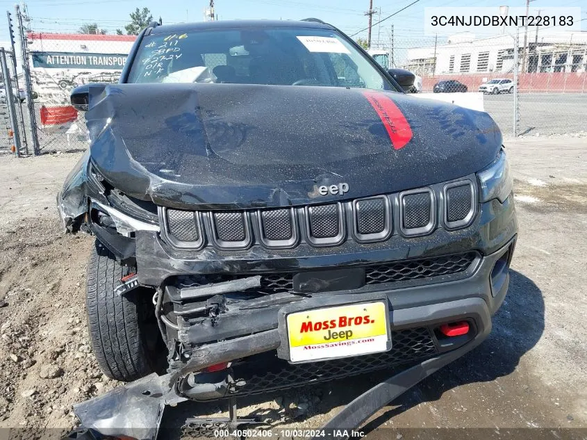 3C4NJDDBXNT228183 2022 Jeep Compass Trailhawk 4X4