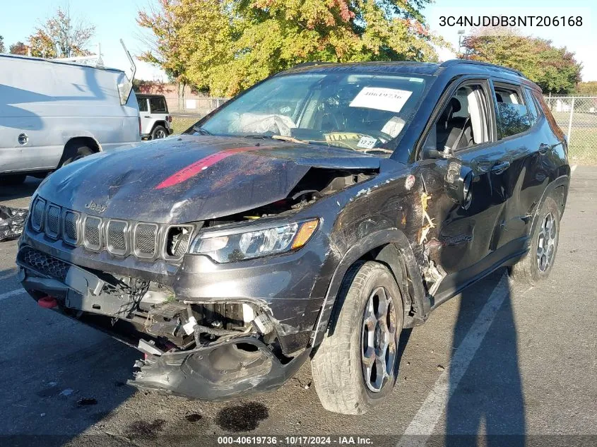 3C4NJDDB3NT206168 2022 Jeep Compass Trailhawk 4X4