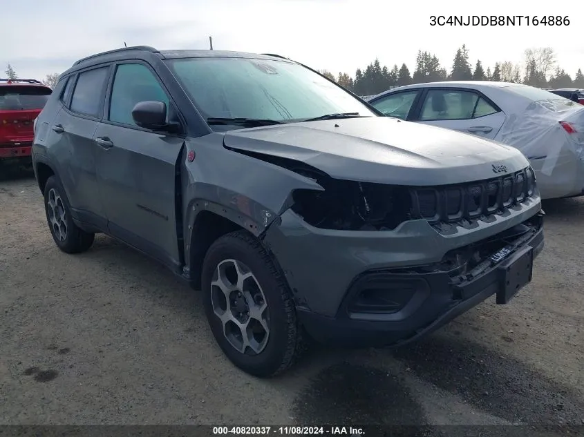 3C4NJDDB8NT164886 2022 Jeep Compass Trailhawk 4X4