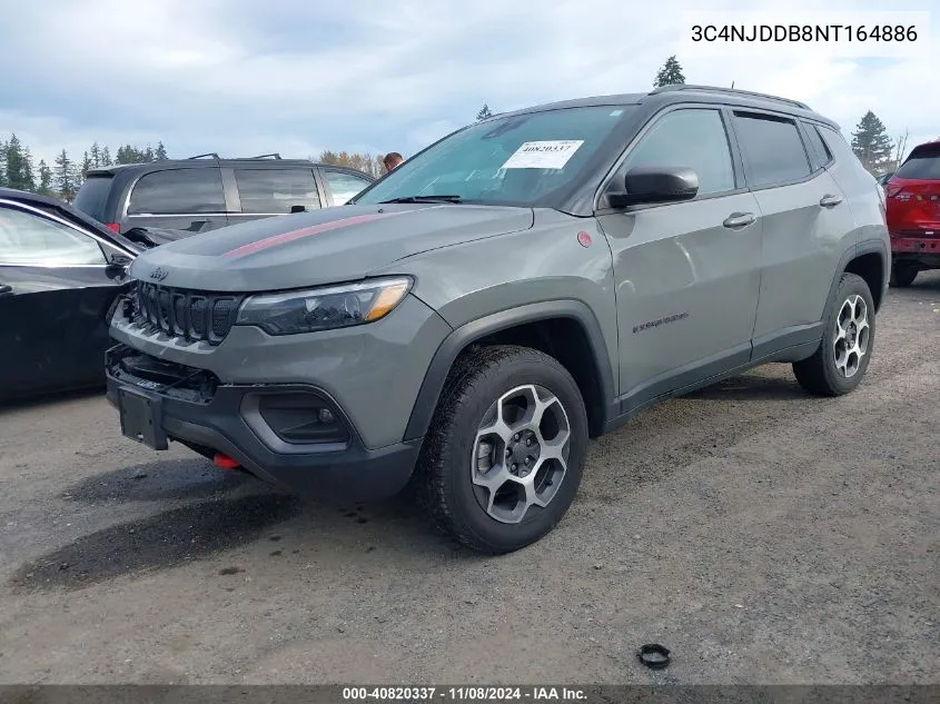 3C4NJDDB8NT164886 2022 Jeep Compass Trailhawk 4X4