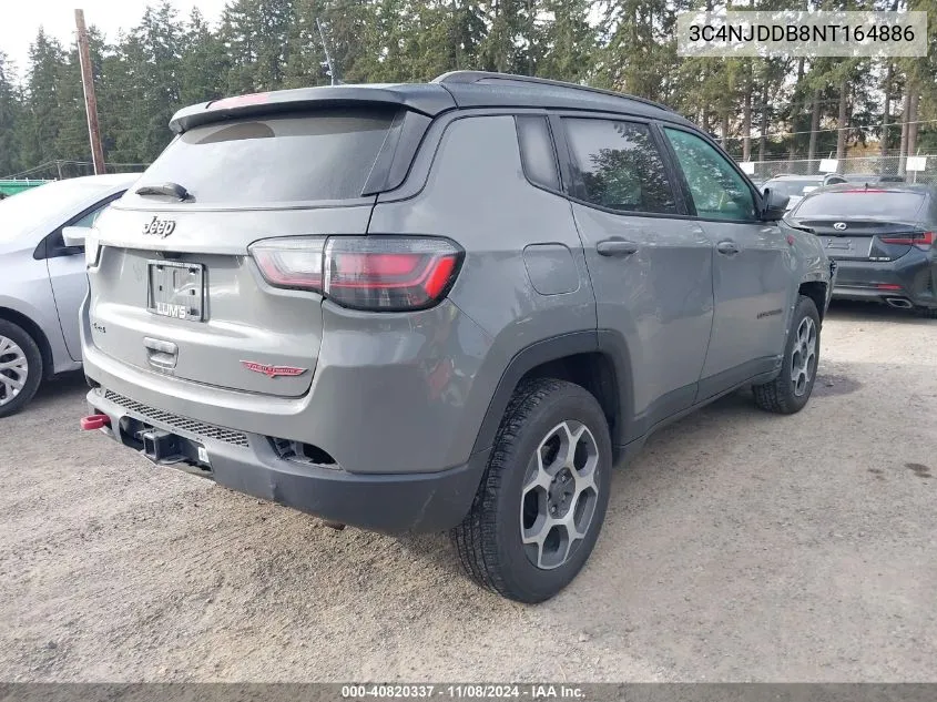 3C4NJDDB8NT164886 2022 Jeep Compass Trailhawk 4X4