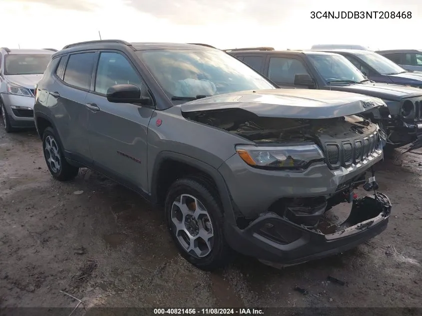 2022 Jeep Compass Trailhawk 4X4 VIN: 3C4NJDDB3NT208468 Lot: 40821456