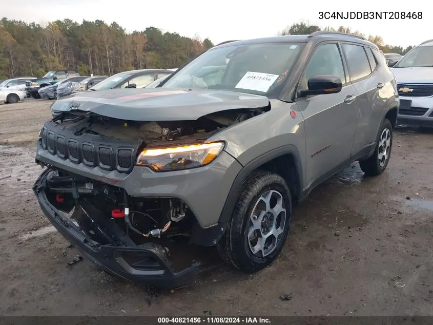 2022 Jeep Compass Trailhawk 4X4 VIN: 3C4NJDDB3NT208468 Lot: 40821456