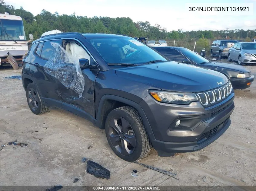 2022 Jeep Compass Latitude Lux 4X4 VIN: 3C4NJDFB3NT134921 Lot: 40900404