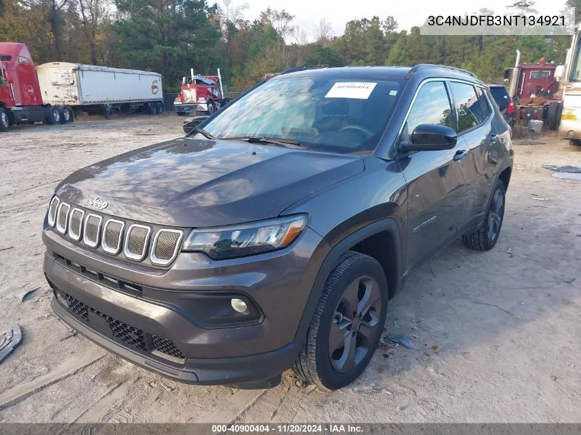 2022 Jeep Compass Latitude Lux 4X4 VIN: 3C4NJDFB3NT134921 Lot: 40900404