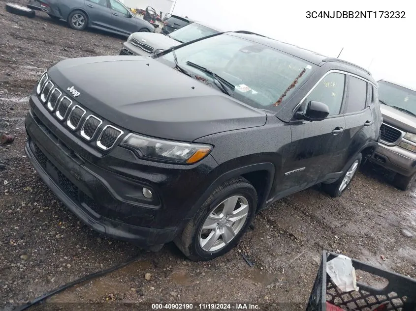 2022 Jeep Compass Latitude 4X4 VIN: 3C4NJDBB2NT173232 Lot: 40902190