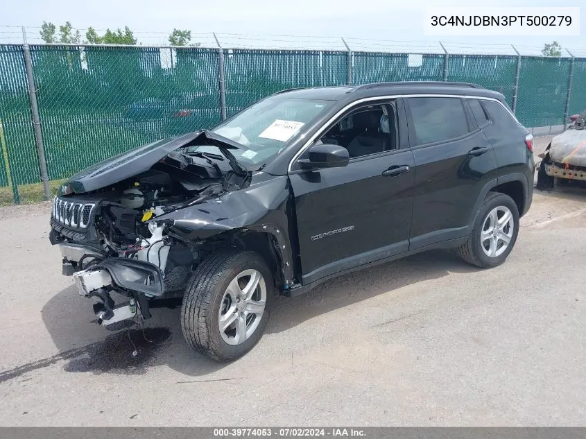 2023 Jeep Compass Latitude 4X4 VIN: 3C4NJDBN3PT500279 Lot: 39774053