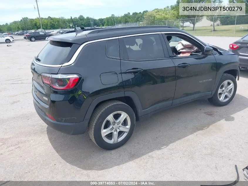 2023 Jeep Compass Latitude 4X4 VIN: 3C4NJDBN3PT500279 Lot: 39774053