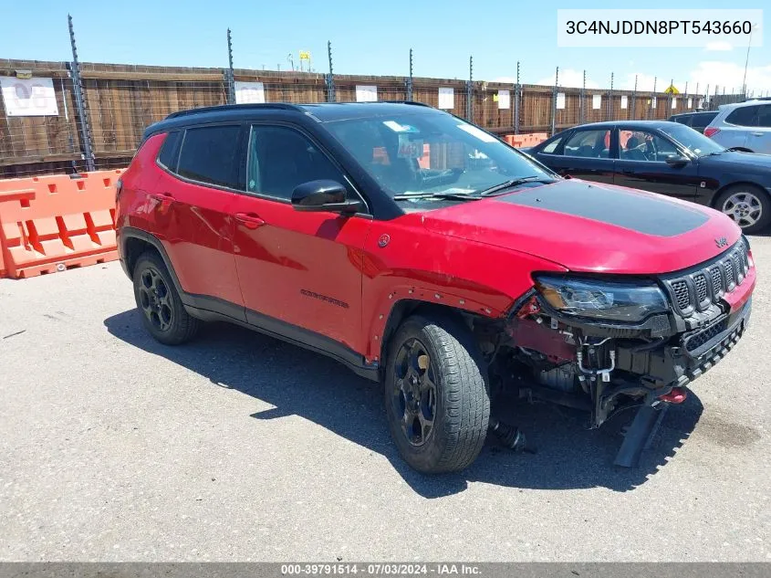 2023 Jeep Compass Trailhawk 4X4 VIN: 3C4NJDDN8PT543660 Lot: 39791514